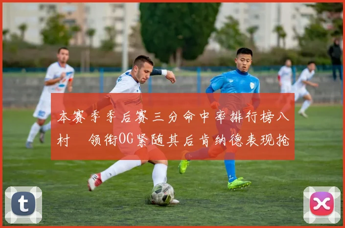 本赛季季后赛三分命中率排行榜八村塁领衔OG紧随其后肯纳德表现抢眼